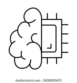 Artificial Intelligence Line Icons. AI, Brain, Robot, Bot, Technology, Mind, AI Agent, Intelligent Icons Editable Stroke Vector Illustration