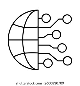 Artificial Intelligence Line Icons. AI, Brain, Robot, Bot, Technology, Mind, AI Agent, Intelligent Icons Editable Stroke Vector Illustration