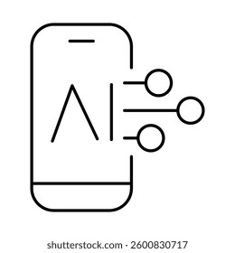 Artificial Intelligence Line Icons. AI, Brain, Robot, Bot, Technology, Mind, AI Agent, Intelligent Icons Editable Stroke Vector Illustration