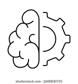 Artificial Intelligence Line Icons. AI, Brain, Robot, Bot, Technology, Mind, AI Agent, Intelligent Icons Editable Stroke Vector Illustration