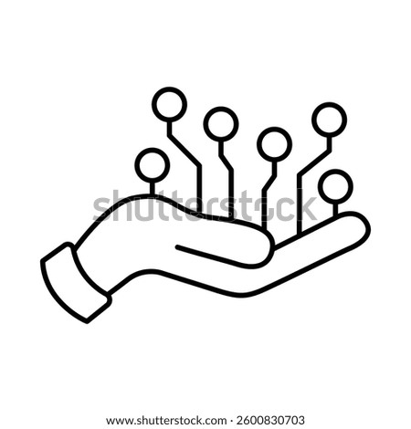 Artificial Intelligence Line Icons. AI, Brain, Robot, Bot, Technology, Mind, AI Agent, Intelligent Icons Editable Stroke Vector Illustration