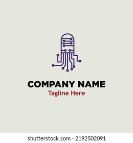 artificial intelligence logo design abstract