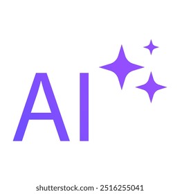Artificial intelligence logo. Design can use for web and mobile app. Vector illustration
