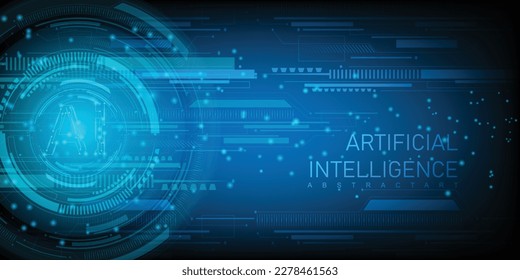Artificial Intelligence Logo, Icon. Vector symbol AI, deep learning blockchain neural network concept. Machine learning, artificial intelligence, ai. Digital Data Security Technology Illustration.