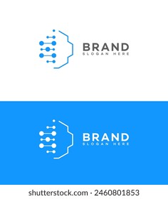 artificial intelligence Logo Identity Sign Symbol Template  