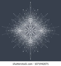 Artificial Intelligence Logo. Artificial Intelligence and Machine Learning Concept. Vector symbol AI. Neural networks and another modern technologies concepts. Technology sci-fi concept.