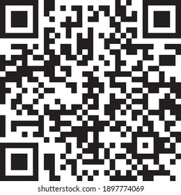 Artificial intelligence looking qr code
