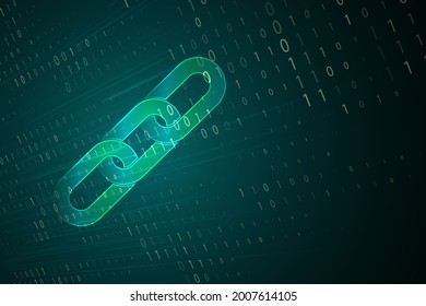 Artificial intelligence and machine learning. Abstract digital code visualization. Big data code representation. Stream of encoded data.