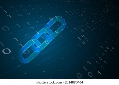 Artificial intelligence and machine learning. Abstract digital code visualization. Big data code representation. Stream of encoded data.