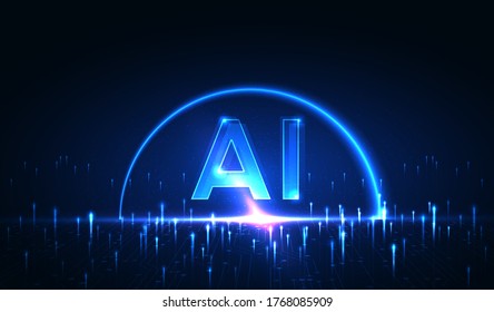 Artificial intelligence, machine learning, ai, data deep learning for future technology artwork, mining, isometric, neural network, machine programming and Responsive web banner. vector Illustration. 