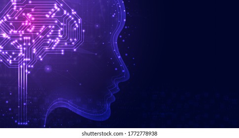 Artificial intelligence, machine learning, ai, data deep learning for future technology artwork, mining, isometric, neural network, machine programming and Responsive web banner. vector Illustration.