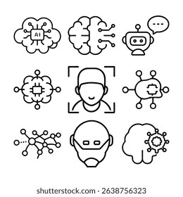  Artificial Intelligence and Machine Learning Icon