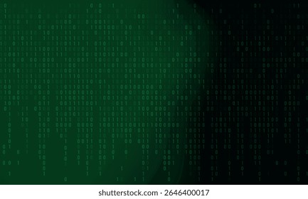 Ilustração de background.Vetor com estilo de matriz de inteligência artificial