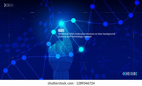 Artificial intelligence, medical technology and technology concept vector