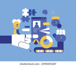 artificial intelligence. Metaverse. 4th Industrial Revolution. business.
