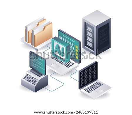 Artificial Intelligence Network for Server Data Control