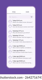 Artificial intelligence, online chatbot vector concept app. Smartphone chatting in messenger and asking smart robot for help. Support service with automatic chat bot