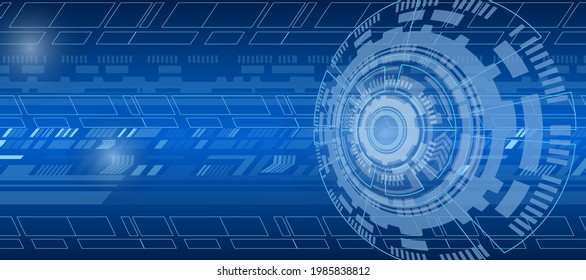 artificial intelligence pattern technology background. global network security data learning.
