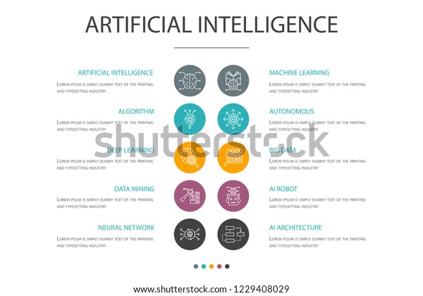 Artificial Intelligence Presentation Template Cover Layout Stock Vector ...