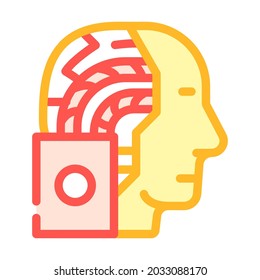 artificial intelligence robot color icon vector. artificial intelligence robot sign. isolated symbol illustration