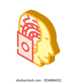 artificial intelligence robot isometric icon vector. artificial intelligence robot sign. isolated symbol illustration