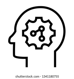 artificial intelligence simple icon