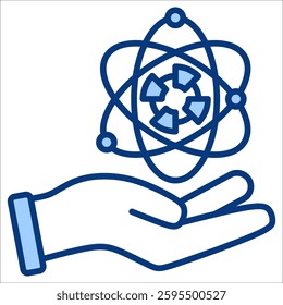 Artificial Intelligence Simple Icon Vector Illustration Concept