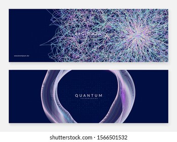 Artificial intelligence tech background. Digital technology, deep learning and big data concept. Abstract visual for storage template. Geometric artificial intelligence tech backdrop.