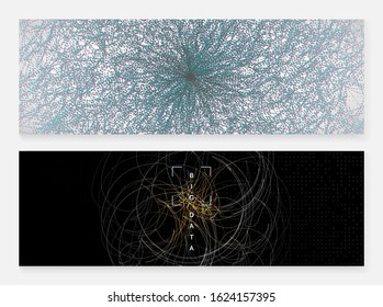 Artificial intelligence tech background. Digital technology, deep learning and big data concept. Abstract visual for information template. Colorful artificial intelligence tech backdrop.