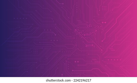 Artificial intelligence tech background. Digital technology, deep learning and big data concept. Abstract visual for screen template.