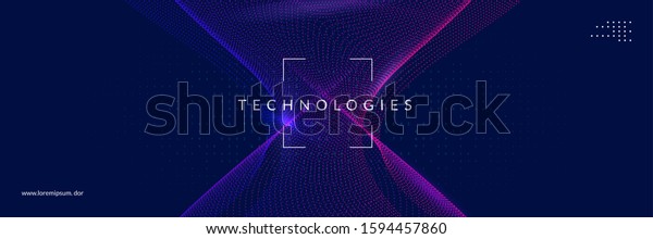 Artificial\
intelligence tech background. Digital technology, deep learning and\
big data concept. Abstract visual for screen template. Geometric\
artificial intelligence tech\
backdrop.