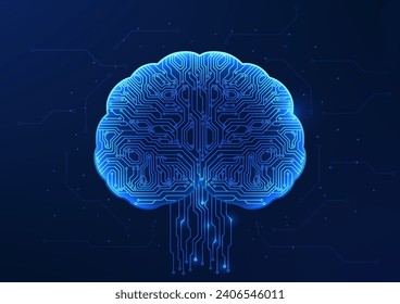 Artificial intelligence technology, or AI, is a technology that can learn by itself and respond to user needs. The brain inside is a technological circuit that connects and transmits information.