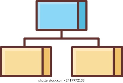 Artificial intelligence technology icon symbol vector image. Illustration of artificial intelligence futuristic information human learning software design image