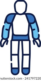 Artificial intelligence technology icon symbol vector image. Illustration of artificial intelligence futuristic information human learning software design image