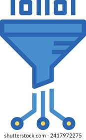 Icono de tecnología de inteligencia artificial símbolo de imagen vectorial. Ilustración de la inteligencia artificial información futurista del software de aprendizaje humano diseño de imagen