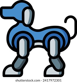 Artificial intelligence technology icon symbol vector image. Illustration of artificial intelligence futuristic information human learning software design image