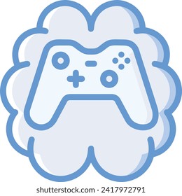 Artificial intelligence technology icon symbol vector image. Illustration of artificial intelligence futuristic information human learning software design image