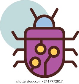 Artificial intelligence technology icon symbol vector image. Illustration of artificial intelligence futuristic information human learning software design image