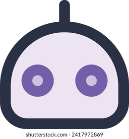 Artificial intelligence technology icon symbol vector image. Illustration of artificial intelligence futuristic information human learning software design image
