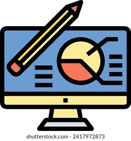 Artificial intelligence technology icon symbol vector image. Illustration of artificial intelligence futuristic information human learning software design image