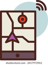 Icono de tecnología de inteligencia artificial símbolo de imagen vectorial. Ilustración de la inteligencia artificial información futurista del software de aprendizaje humano diseño de imagen