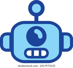 Artificial intelligence technology icon symbol vector image. Illustration of artificial intelligence futuristic information human learning software design image