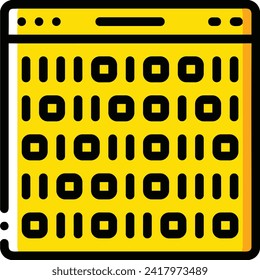 Artificial intelligence technology icon symbol vector image. Illustration of artificial intelligence futuristic information human learning software design image
