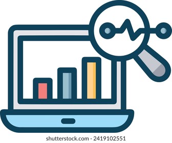 Artificial intelligence technology icon symbol vector image. Illustration of artificial intelligence futuristic information human learning software design image