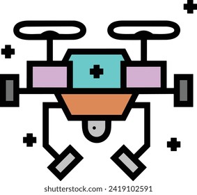 Artificial intelligence technology icon symbol vector image. Illustration of artificial intelligence futuristic information human learning software design image