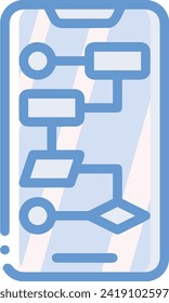 Artificial intelligence technology icon symbol vector image. Illustration of artificial intelligence futuristic information human learning software design image