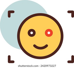Artificial intelligence technology icon symbol vector image. Illustration of artificial intelligence futuristic information human learning software design image