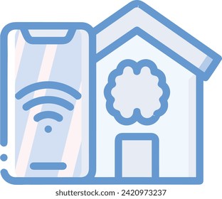Artificial intelligence technology icon symbol vector image. Illustration of artificial intelligence futuristic information human learning software design image