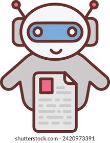 Artificial intelligence technology icon symbol vector image. Illustration of artificial intelligence futuristic information human learning software design image