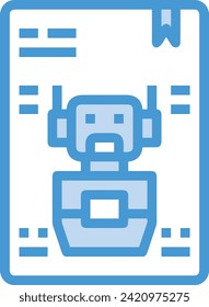Artificial intelligence technology icon symbol vector image. Illustration of artificial intelligence futuristic information human learning software design image